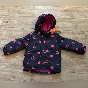 SOLD NWT Joe Fresh Heart Snowcoat